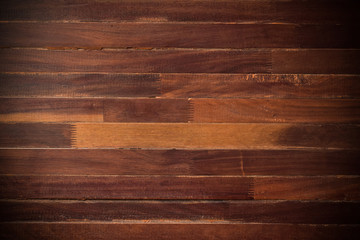 Naklejka premium timber brown wood plank wall, texture of wooden background