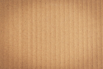 brown cardboard paper of carton corrugated texture background