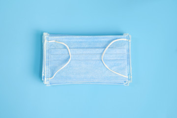 Surgical mask medical protection against infected virus, flu ,sars and Covid-19 coronavirus. Health...