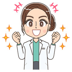 美容 脱毛 ドクター 医者 研究員 美人 きれい 皮膚科 白衣