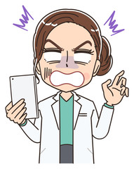 美容 脱毛 ドクター 医者 研究員 美人 きれい 皮膚科 白衣