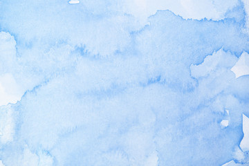 Watercolor stains on white paper ink texture