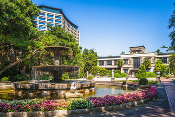 Baroque Garden of songshan cultural park in taipei, taiwan