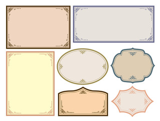 フレーム　飾り枠　飾り罫