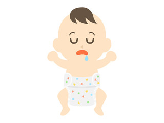 昼寝している赤ちゃん