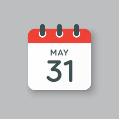 Calendar day 31 May, days of the year