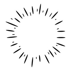 doodle design element, starburst doodle ,sparkling doodle,firework doodle.