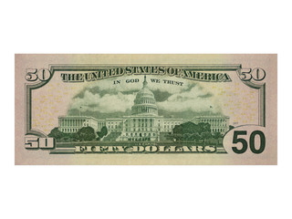 Colorful background with money US dollars of different value. Top view of business concept with...