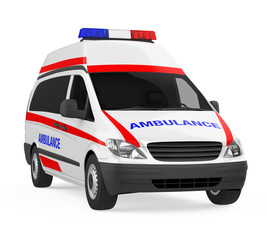 Ambulance Car Isolated