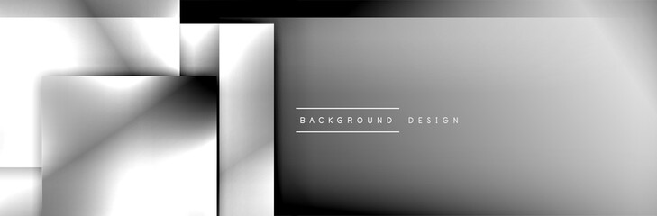 Square shapes composition geometric abstract background. 3D shadow effects and fluid gradients. Modern overlapping forms