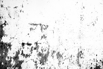 old aged weathered rough dirty concrete crack wall texture. black and white surface with grunge...