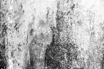 old aged weathered rough dirty concrete crack wall texture. black and white surface with grunge...