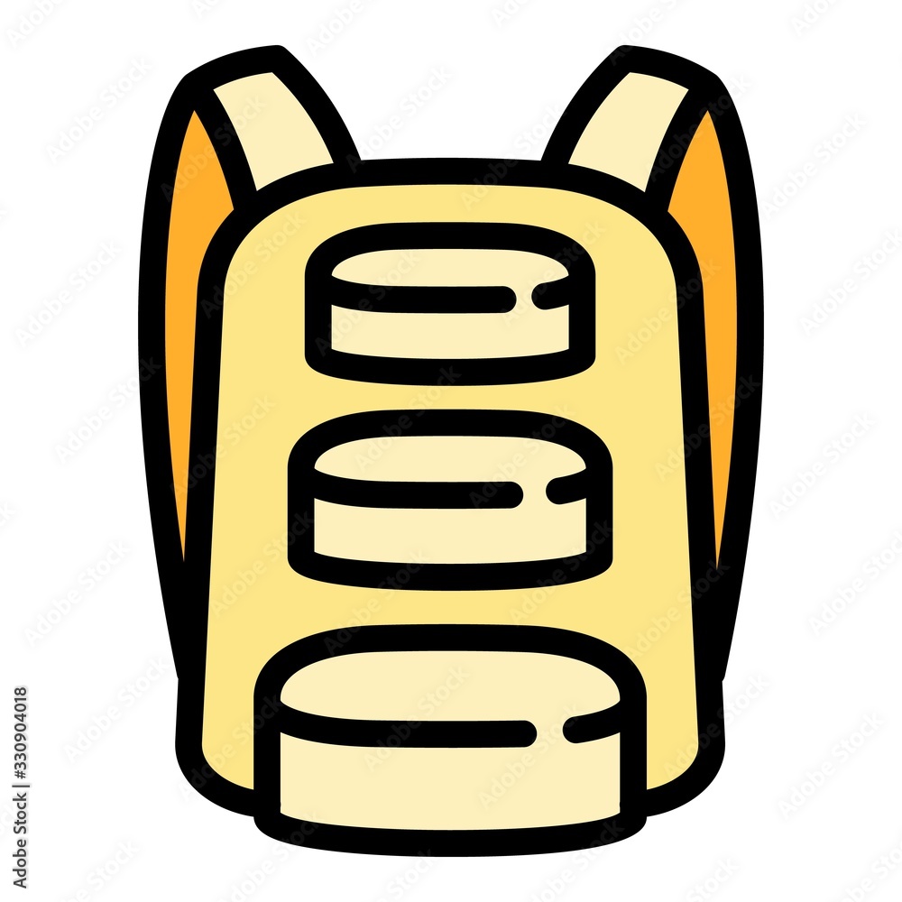 Poster modern backpack icon. outline modern backpack vector icon for web design isolated on white backgroun