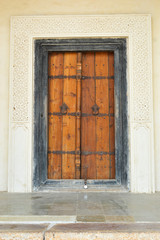 historical fort doors of seven tombs in Hyderabad india