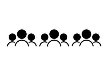 Group of people together vector illustration. Social gathering concept.