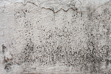 The wall of concrete decorative bricks