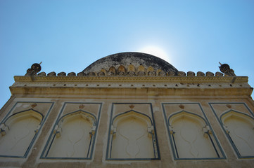 Obraz premium historical dome structures of seven tombs in hydrabad india