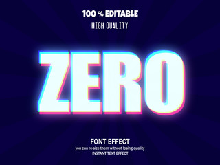 editable font effect