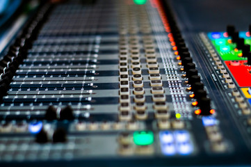 mixing console