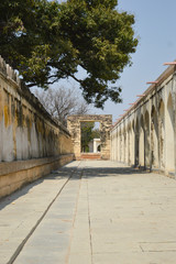 pathway of abandon fort in hyderabad india