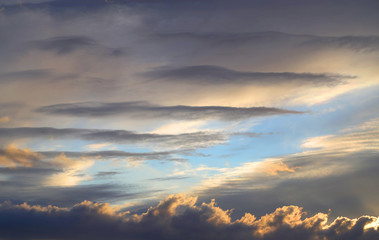 Photo background beautiful sunset on the sea coast