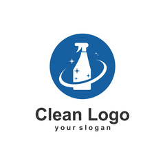 Clean Logo template vector illustration design