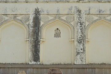 abandon historical architectural structures of seven tombs in hyderabad india 