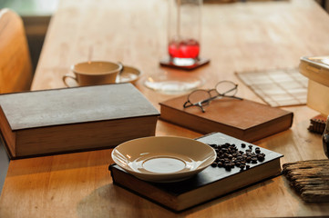 Fresh coffee book break