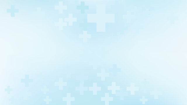 Geometric symbol background In blue tones (medical)