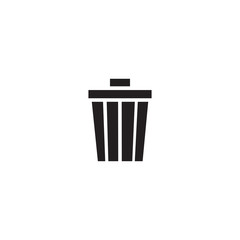 trash can icon vector design template