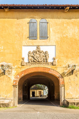 Fototapeta premium View at the Old Gate to Fort of Galle in Sri Lanka