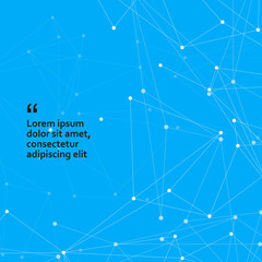 Structure pattern with molecules and communication elements. Concept for medical and chemistry and science ideas