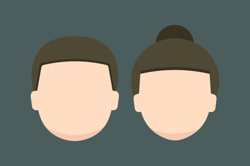 People with mask face icon, People symbol