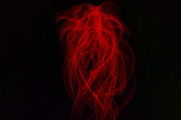 Obraz premium abstract colored dust explosion on a black background.abstract powder splatted background. 