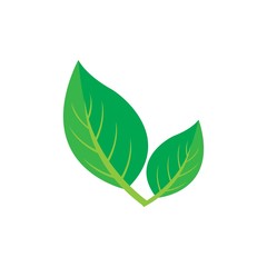 Leaf icon Vector Illustration design Logo