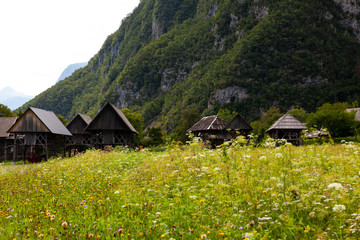 View of typical structural wood called Hayracks