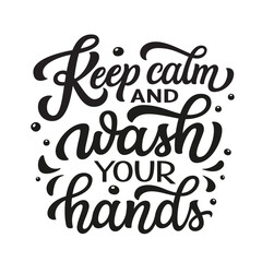 Keep calm and wash your hands