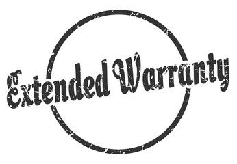 extended warranty sign. extended warranty round vintage grunge stamp. extended warranty