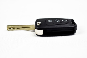 car key isolated on white background