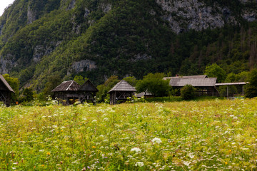 View of typical structural wood called Hayracks