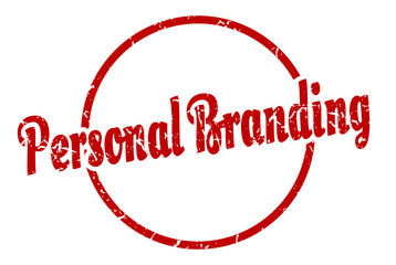 personal branding sign. personal branding round vintage grunge stamp. personal branding