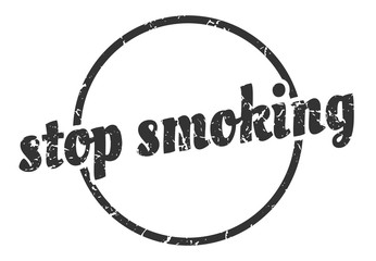 stop smoking sign. stop smoking round vintage grunge stamp. stop smoking