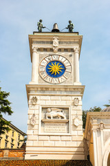Udine, Italy. View of piazza della Liberta (square of Liberty) in Udine.
