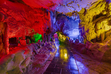 Huanglong Yellow Dragon Cave - China