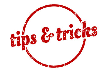 tips & tricks sign. tips & tricks round vintage grunge stamp. tips & tricks