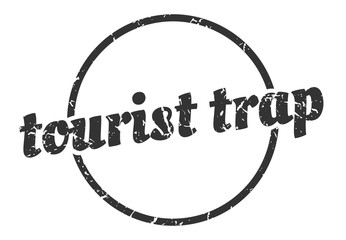 tourist trap sign. tourist trap round vintage grunge stamp. tourist trap