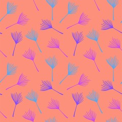 Funky Tropical Vector Seamless Pattern. Beautiful Male Shirt Female Dress Texture. Chic Summer Fabrics. 