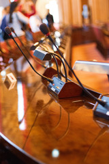 Politic's microphone