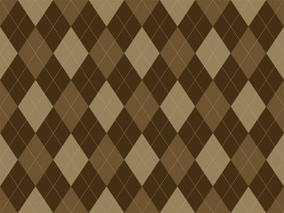 Argyle pattern seamless. Fabric texture background. Classic argill vector ornament