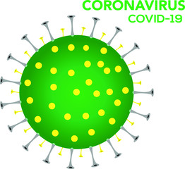 corona virus COVID-19 microscopic virus corona virus disease 3d illustration india china asia world